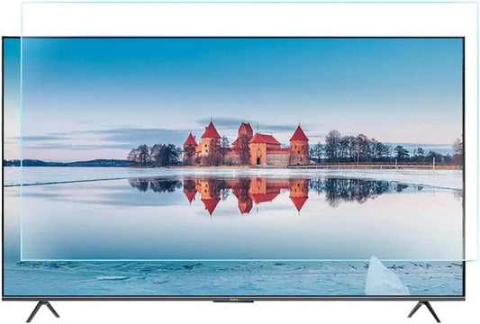 AIZYR 77tommer, Skærmbeskyttelse til TV, 77inch Anti Glare Film / Anti Scratch Matte TV skærm Protector for 75- 85 tommer, Blå, 77inch