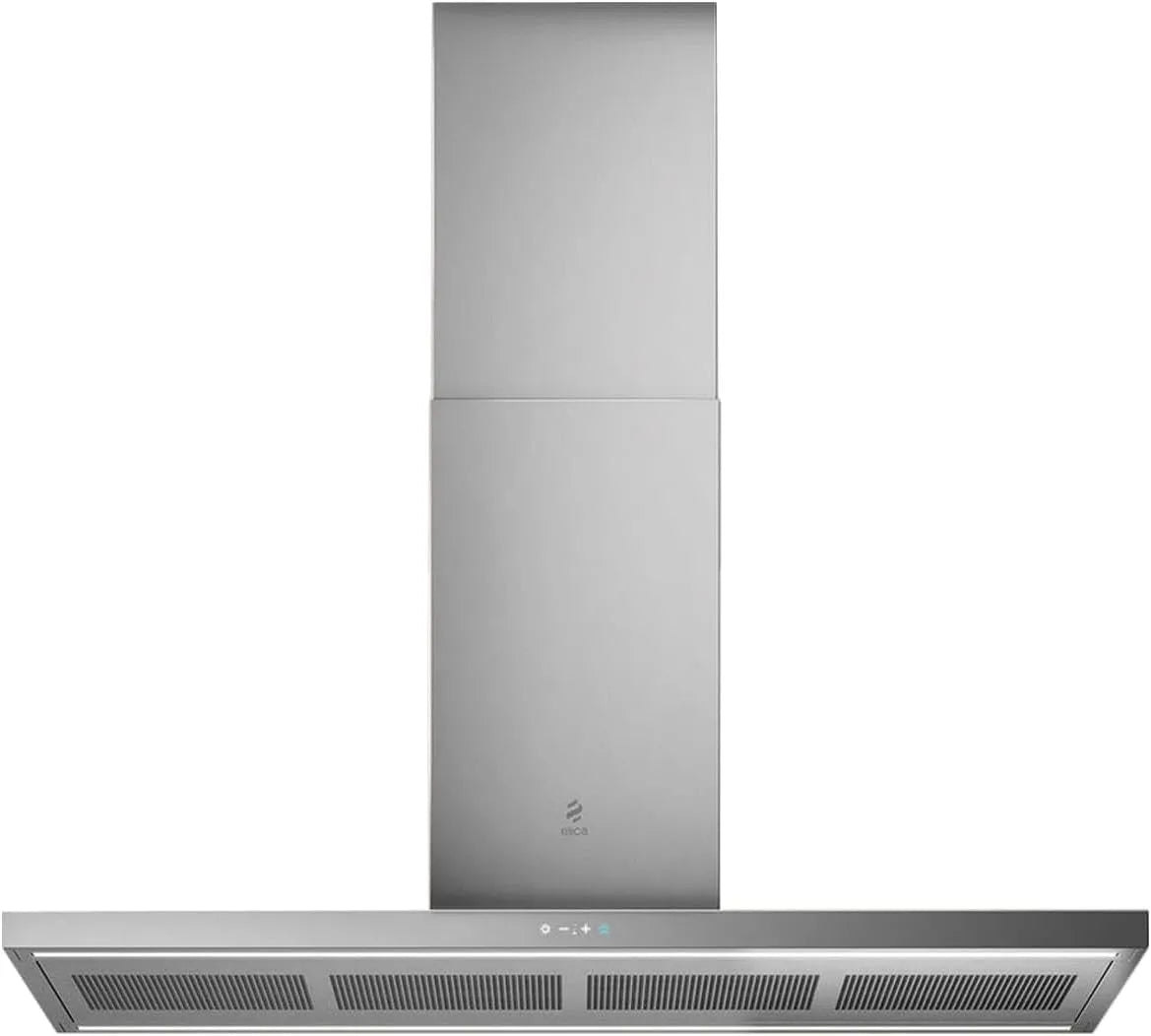 Elica PRF0144973, Frithængende emhætter, Thin Island Øgenavn 120 cm rustfrit stål, Sølv, 120 cm, 64 dB
