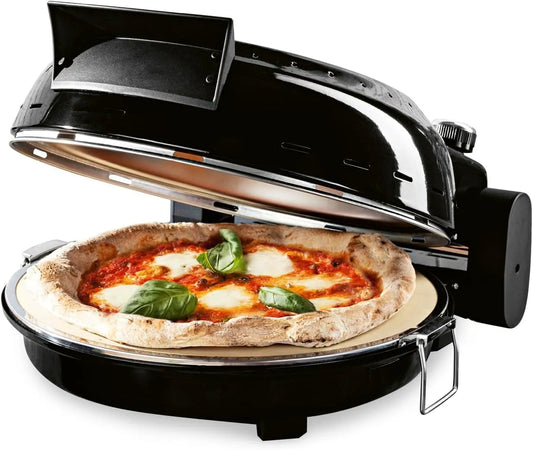 GOURMETmaxx, Pizzaovne, Elektrisk pizzaovn, Sort