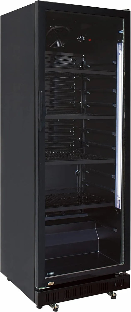 A&S Polarny, Drikkevarekøleskabe, A & S Polarny Flaske Køleskab Drikkevarer Køleskab 310 liter sort Drikkevarer, Sort, 310 l, 620x635x1562 mm