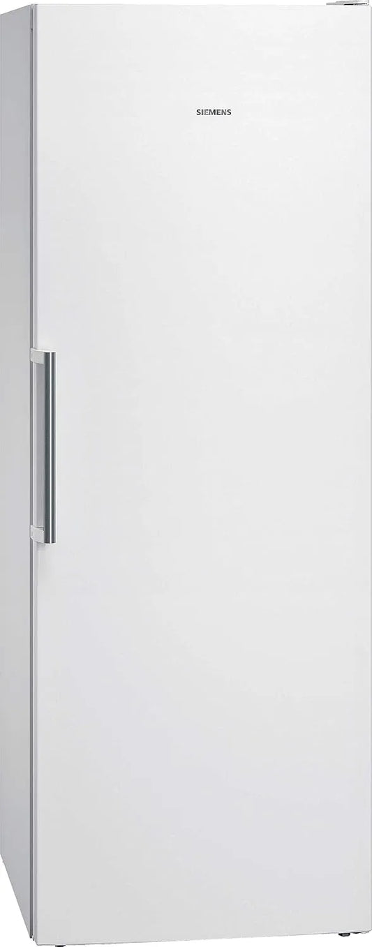 Siemens GS58NAWDV iQ500, Fryseskabe, fritstående fryser, 365 l brugbar volumen, NoFrost teknologi, SuperFreezing, Hvid, 365 l