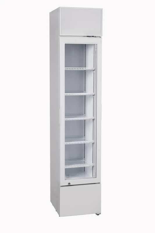 METRO Professional GSC2133, Drikkevarekøleskabe, METRO Professionel Drivhuskøler med glasdør, 133L, 5 justerbare indlæggekulve, Hvid