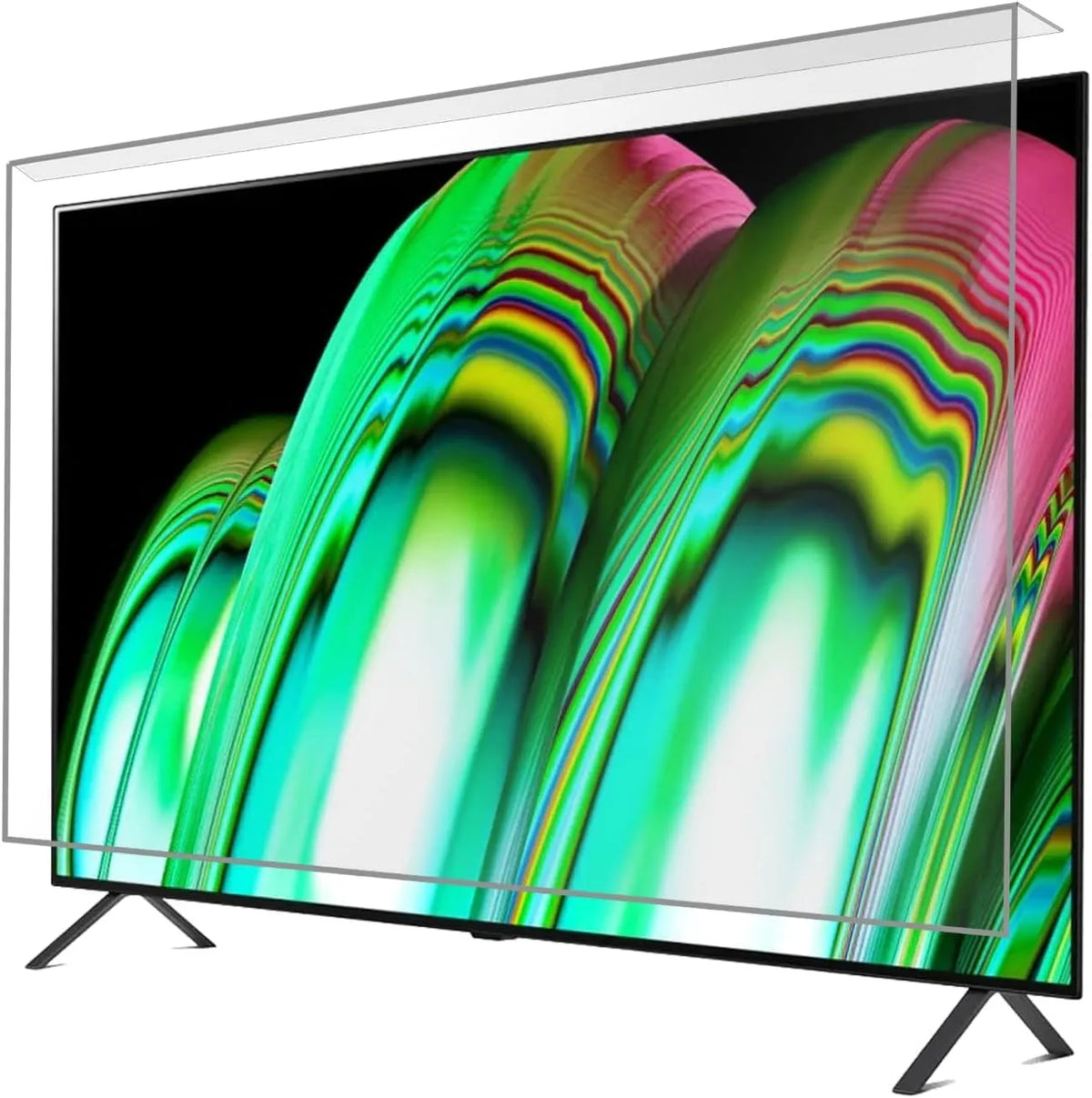 GlassZilla, Skærmbeskyttelse til TV-skærm beskyttelse 190 skærm (75 inches), Sort, 75 inch, 8K, OLED