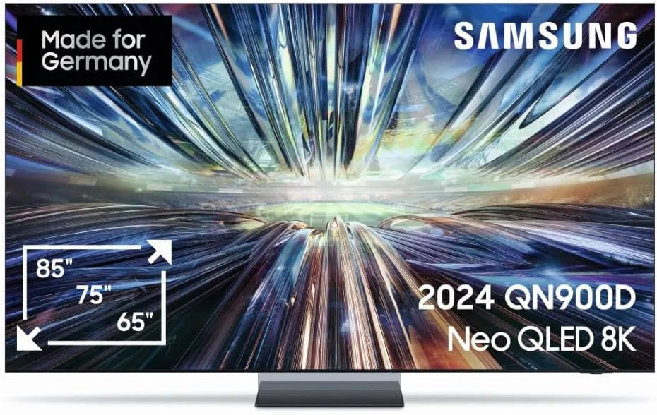 Samsung QN900D Gen3, TV'er, Neo QLED 8K TV 85 tommer, Neo Quantum HDR 8K Pro, Neurale Quantum AI processor, Sort, QLED, 8K, 5 g, 1 V