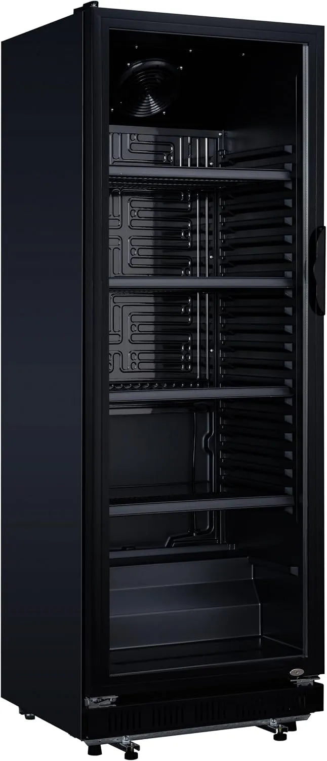 METRO Professional GSC2360B GSCH2360B, Drikkevarekøleskabe, METRO Professionel Driftskøler, 62 x 63, 6 x 175, 3 cm, 347 L, LED belysning, 4, Sort
