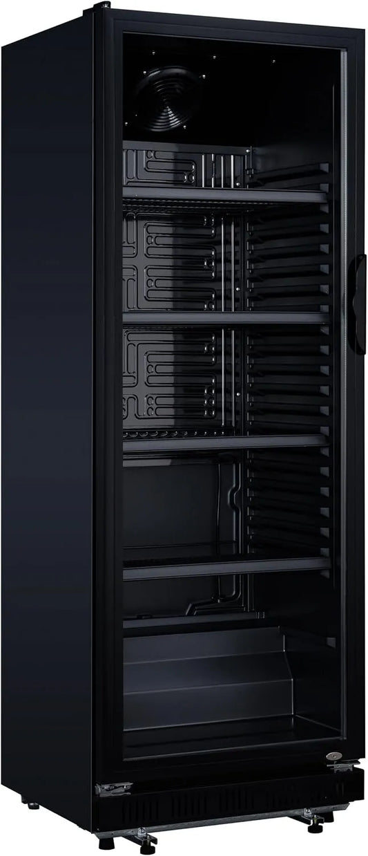 METRO Professional GSC2360B GSCH2360B, Drikkevarekøleskabe, METRO Professionel Driftskøler, 62 x 63, 6 x 175, 3 cm, 347 L, LED belysning, 4, Sort